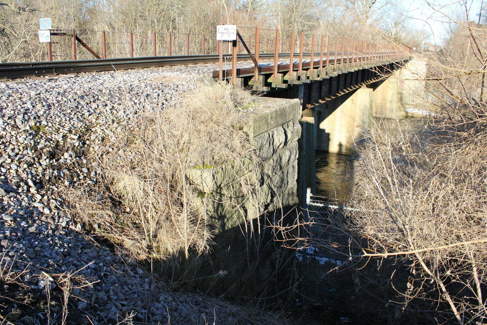 East abutment